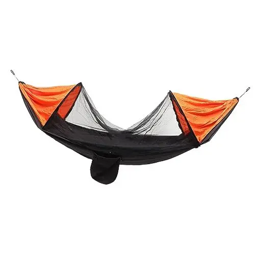 Produktbild: DIKACA 1Stk Portable Hammock Outdoor hängematte Hängemattenzelt für eine Person Hängematte für draußen -Hängematte Hängematte mit Bettnetz draussen Moskitonetz