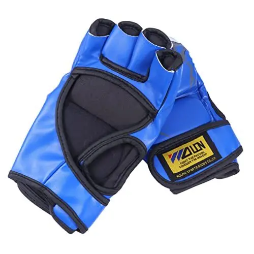 Produktbild: DIKACA 1 Paar Thailändische Boxhandschuhe Kickboxhandschuhe Greifhandschuhe Boxsack-Handschuhe Schwere Taschenhandschuhe Kampfhandschuhe Kind Kurze Handschuhe Erwachsener