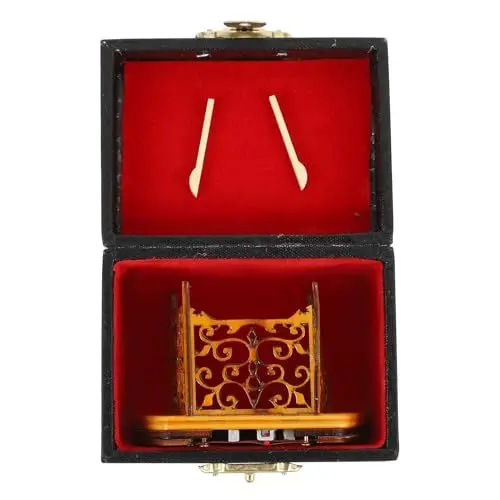 Produktbild: DIKACA Einzigartiger Dulcimer-schmuck Simulationsinstrument Handwerk Sicher Für Zuhause