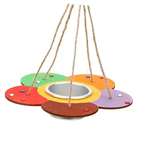 Produktbild: DIKACA Vogelfutterhaus-bausatz Für Draußen – Unfertiges Vogelfutterhaus Aus Holz – Vogelhaus-Spielzeug – Vogelhäuser – Vogelfutterhaus-bausatz Für Kinder – Bastelprojekt