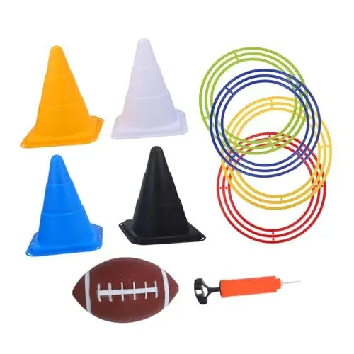 Produktbild: DIKACA 1 Satz Outdoor-Wurfset Wurfspiel Wurfring Spielzeug Partyspiel Wurfringe Spiel Familienspielball Party Spielzeug Sicherheits Spielzeug Wurfring-Set Karnevalsspiel Wurfringspiel Abs