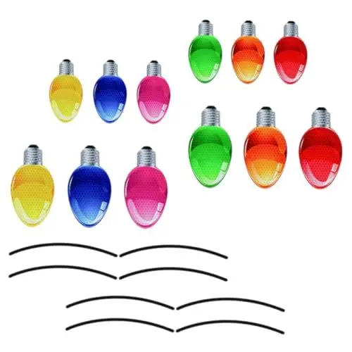 Produktbild: DIKACA 1 Satz Reflektierende Aufkleber Reflektierende Magnete Für Autos Zubehör Für Autoaufkleber Hausbedarf Diy Weihnachtsmagnetaufkleber Autoaufkleber Mit Weihnachtsmotiv Auto Aufkleber
