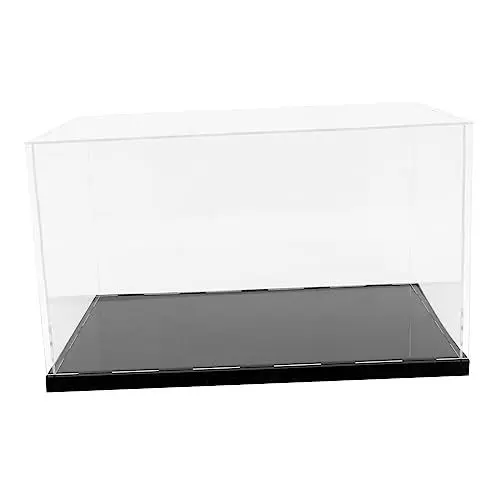Produktbild: DIKACA 1 Staubschutz für Schaukasten schmuckkasten Action Figur handystativ handgemacht gehäuse Spielzeug handgefertigte Modellvitrine Modell staubdichte Abdeckung Acryl