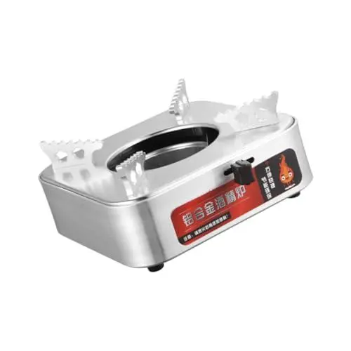 Produktbild: DIKACA 1 Stk Alkohol Herd ?en Brenner Outdoor- Wok- Brenner Kraftstoffhalter Für Chafer Outdoor- Kocher Fischherd Herdbrenner Herdtopf Outdoor-brenner Aluminiumlegierung Reisen Zu Fuß Gas