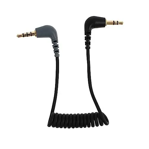 Produktbild: DIKACA Mikrofon- Und Kopfhöreradapter Auf Audiokabel Sc7-konverterkabel – Störabschirmung Für Aufnahmen