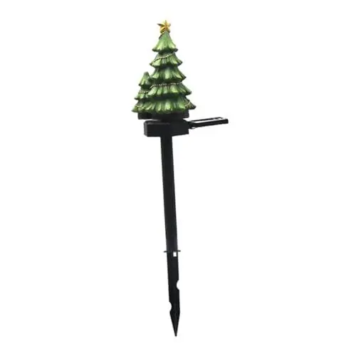 Produktbild: DIKACA 1stk Christbaumbeleuchtung Weihnachtsgartenpfahl Weihnachtsdekoration Weihnachtsgehweg Licht Lichter Im Wintergarten Weihnachtliche Landschaftslichter Außenterrassenlicht Green Pp
