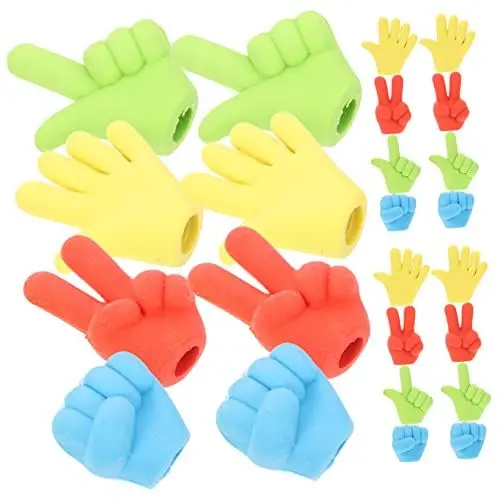 Produktbild: DIKACA 24St Radiergummi radierer kinder erasers for kids knetgummi Schulparty liefert Bleistift-Radierkappen Karikatur schmücken Partybedarf Papierschere Student Schreibwaren