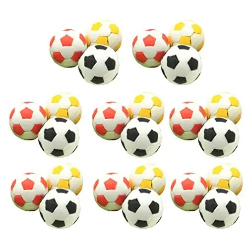 Produktbild: DIKACA 24st Malerei Radiergummi Leuchtender Ohrwurm Mini Fußball Radiergummi Partybevorzugung Zum Thema Fußball Kinderzeichnung Radiergummi Süße Radiergummis Scheinen Dekorationen Student