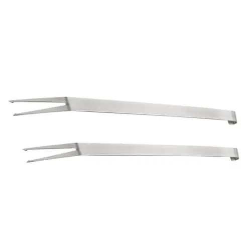 Produktbild: DIKACA 2st Grillgabel Gabeln Aus Metall Grillwender Steakgabel Grillstäbchen Gabeln Aus Edelstahl Gabeln Zum Zerkleinern Von Fleisch Grillen Braten Mehrzweck Grill-Set Edelstahl 304