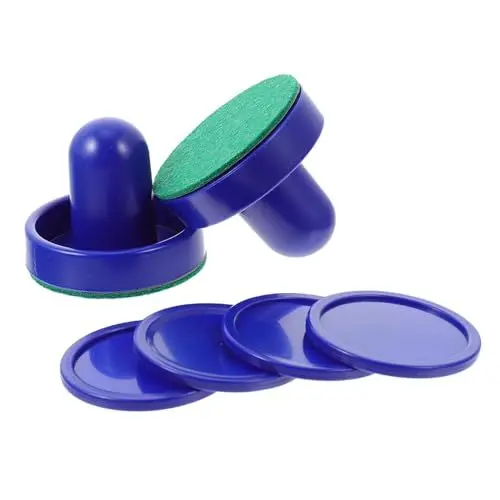 Produktbild: DIKACA 2 Sätze Eishockeymaschine Schachbrett Spielzeug Teil Eishockey Zubehör Für Eishockeyspiele Air-Hockey-Pusher Air-Hockey-paddel Hockey-zubehör Hockey- Einstellen Luft