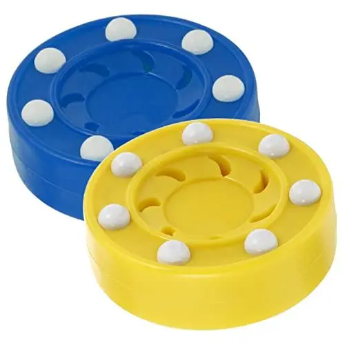 Produktbild: DIKACA 2st Eishockey Rollerball Rollhockeyspiel Puck Straßenhockeybälle Rollhockeybälle Offizielle Eishockeypucks Outdoor-Hockey-Puck Hockey-Pucks Für Kinder Fitness Abs Werkzeug Draussen