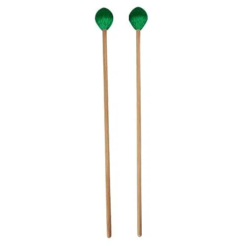 Produktbild: DIKACA 2stücke Marimba Schlägel Xylophon Hämmer Mit Buchenholzgriff Professionelles Percussion Zubehör Für Musiker Und Studenten Für Xylophone Und Marimbas Exzellente Klangqualität
