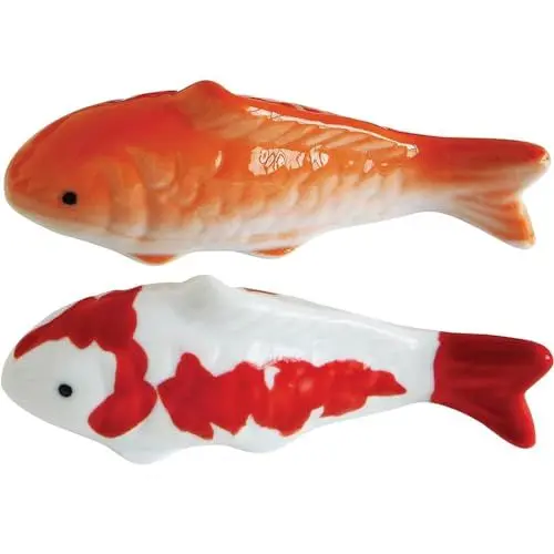Produktbild: DIKACA 2st Schwimmende Fischornamente Für Die Badewanne Gefälschter Fisch Aquarium-Ornament Aquarium Schwimmender Fisch Koi-Fisch- Aquarienverzierung Keramik Flachwasser Zierfisch