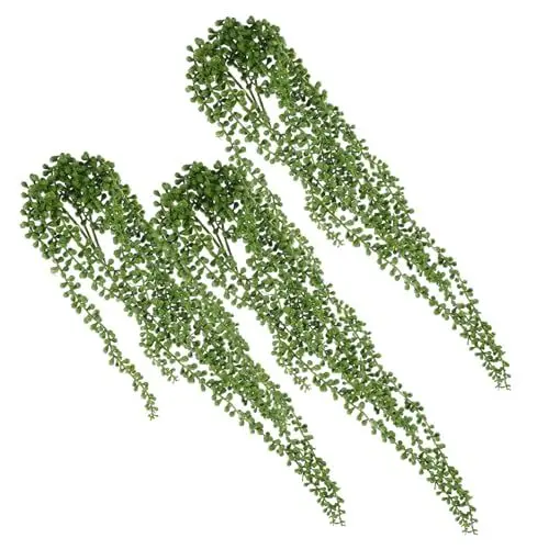 Produktbild: DIKACA Realistische Künstliche Hängeblumen 3 Stück Künstliche Schnur Mit Pflegeleichten Künstlichen Hängepflanzen