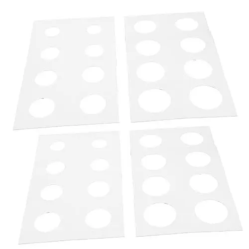 Produktbild: DIKACA Münz-Organizer 400-teiliger Münzhalter Münzsammelpapier aus Karton für Münzsammelbedarf