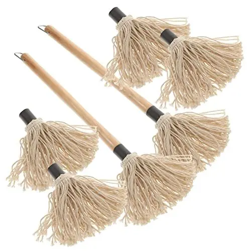 Produktbild: DIKACA 8-teiliges Grillöl-set Praktisches Backen Austauschbare Grillbürste Bbq-sauce-basting-mop-set Küchenölbürste Für Köche Und Hausfrauen
