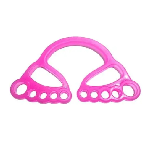 Produktbild: DIKACA Yoga Widerstandsband Mit Fingerring Griff Multifunktionales Tragbares Silikon Fitnessband Für Training Und Stretching Für Zuhause Im Fitnessstudio Freien