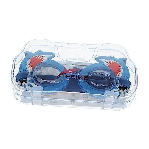 Produktbild: DIKACA Für Kinder 1 Paar Tierische Brillen Unterwasserbrille Schwimmbrillen Antibeschlagbrille Antibeschlag-schwimmbrille Weitsicht-schwimmbrille Strandspiegel Karikatur Kind Kieselgel