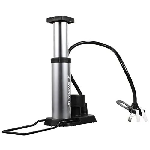 Produktbild: DIKACA Fußpumpe Fahrradreifenpumpe Mini-fußradpumpe Hochdruckreifenpumpe Fahrradbodenpumpen Tragbare Luftpumpe Basketball-Pumps Schwimmreifen Schwimmringpumpe Hand Pumpe Barometer