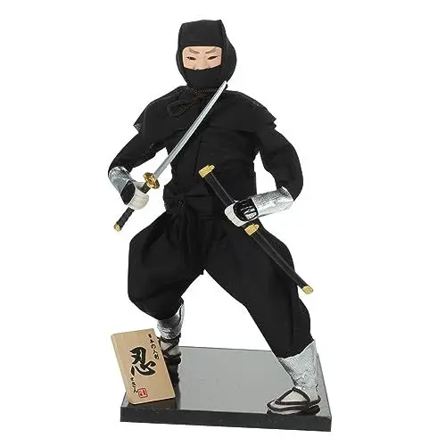 Produktbild: DIKACA Ninja-Puppe Ornament Japanische Schreibtischdekoration Japanisches Schreibtisch-Ornament Einzigartige Kunst