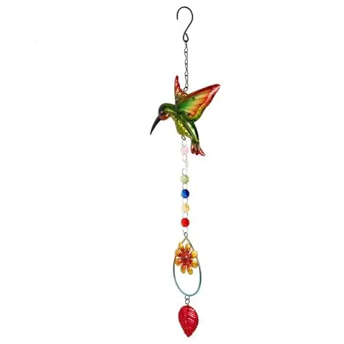 Produktbild: DIKACA Sonnenfänger aus Kristall Fenster hängender Sonnenfänger Lichtfänger Ornament hängende Sonnenfänger Glas-Sonnenfänger für Fenster der Vogel Vögel Anhänger Glasfenster Glas