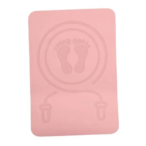 Produktbild: DIKACA Sprungmatte rutschfeste Trainingsmatte Yoga-Essen Sportmatte für den Haushalt Schalldämmende Sportunterlage Springseil leises Hüpfpad Stumm Yoga Matte Tanzmatte Fitnessmatte tpe