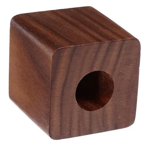 Produktbild: DIKACA Nussbaum Holz Stifthalter Für Schreibtisch Stabiler Und Eleganter Stiftständer Für Büro Home Office Schule Für Tinten Federstifte Langlebig Und Praktisch