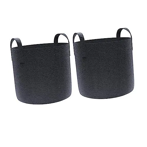 Produktbild: DIKACA Tasche 2 STK Kartoffel Wachsen Topf Kartoffel-setzling-Tasche Pflanztaschen Runde Pflanztasche Kartoffelbehälter Für Den Anbau Die Kartoffel Pflanztasche Mit Griffen Runden Anlage