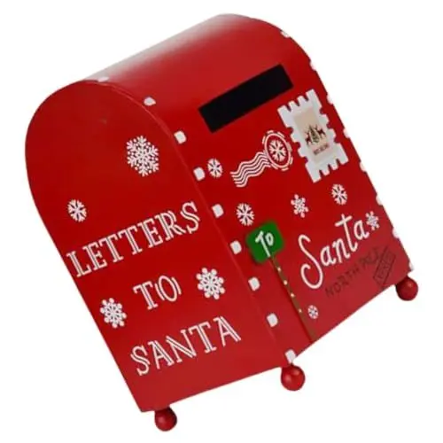 Produktbild: DIKACA Weihnachtsdekorationen Weihnachtsmann-Dekoration Santa Briefkasten Aufbewahrungsbehälter Für Geldaufbewahrungsdose Briefe An Den Weihnachtsbriefkasten Weihnachtsfeier Dekor Post