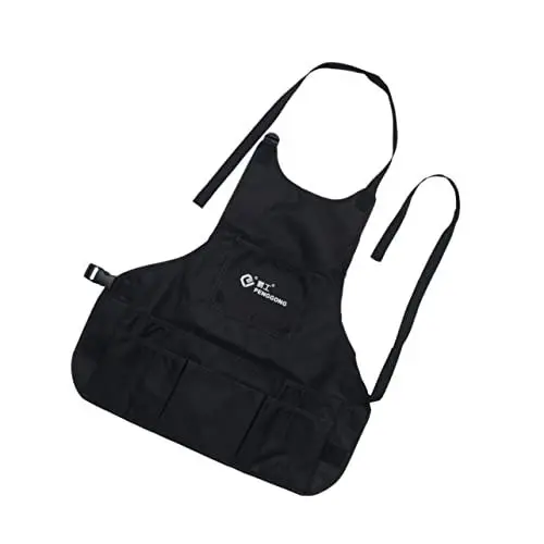 Produktbild: DIKACA gärtnerschürze gartengerätetasche Werkzeugtasche für Gartenarbeit Grillschürze Werkzeugschürze für Männer Kunst Rindslederschürze Arbeiterschürze Lagerung Lätzchen