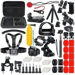 Produktbild: DIKER 70 in 1 Zubehör Set Action Cam, Accessory Kit für GoPro Hero Black 12 11 10 9 8 7, AKASO, DJI Osmo Action, Insta360 one, XIAOMI 4K