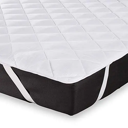 Produktbild: DILUMA Matratzenauflage 180x200 cm - Matratzenschoner Allergiker geeignet, atmungsaktiv - Matratzenschutz für Matratzen, Boxspringbetten, Wasserbetten - Befestigung mit Eckgummis, bei 60° waschbar