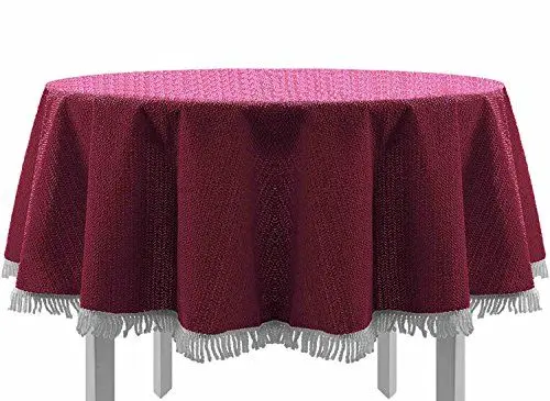 Produktbild: DILUMA | Gartentischdecke Eckig 130x180 cm Bordeaux | Tischdecke für Indoor & Outdoor, Garten, Terrasse, Balkon | Wetterfest, Leicht Abwaschbar, Rutschhemmend