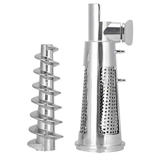 Produktbild: Dilwe Entsafter-Zubehör, Tomaten-Entsafter-Schraubenwelle, praktische Fleischwolf-Teile aus Aluminiumlegierung für den Mixer-Aufsatz