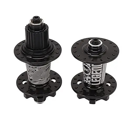 Produktbild: Dilwe Fahrradnabe, 6 Klauen, 6 Lager, Scheibenbremsnaben, 32H, 72 Klicks, 8 Bis 13 Gänge, Aluminiumlegierung, Mountainbike-Nabenlager (Black)
