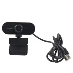 Produktbild: Dilwe PC-Kamera mit Mikrofon, 4MP Full HD-Computerkamera, 4k-PC-Grad-Rotation USB-Webcam-Kamera für Live-Übertragung/Netzklasse/Videokonferenz/Live-Netzwerk(Schwarz)