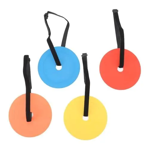 Produktbild: Dilwe Verstellbare Zielscheiben für Fußballtore, TPE, Verbessern die Genauigkeit, Reaktive Beweglichkeitsscheiben, Training für Fußball, Baseball, Hockey