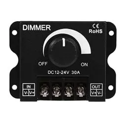 Produktbild: Dimmer Controller 12 V-24 V 30A Led Schalter Manuelle Bedienung für Led streifen Licht Einfarbig einfarbige LED Streifen Beleuchtung Lampe Band Licht