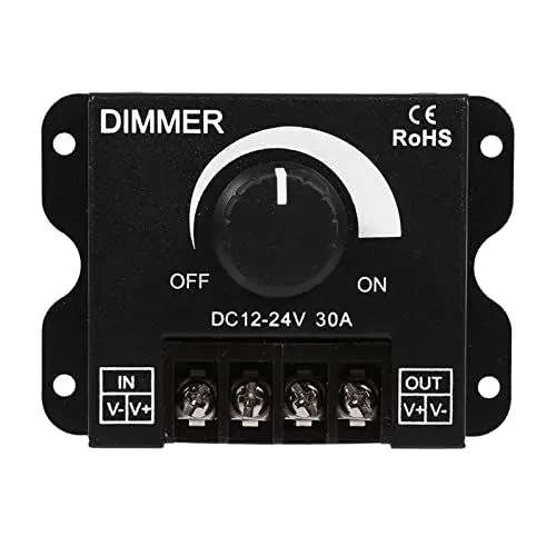 Produktbild: Dimmer Controller 12 V-24 V 30A Led Schalter Manuelle Bedienung für Led streifen Licht Einfarbig einfarbige LED Streifen Beleuchtung Lampe Band Licht