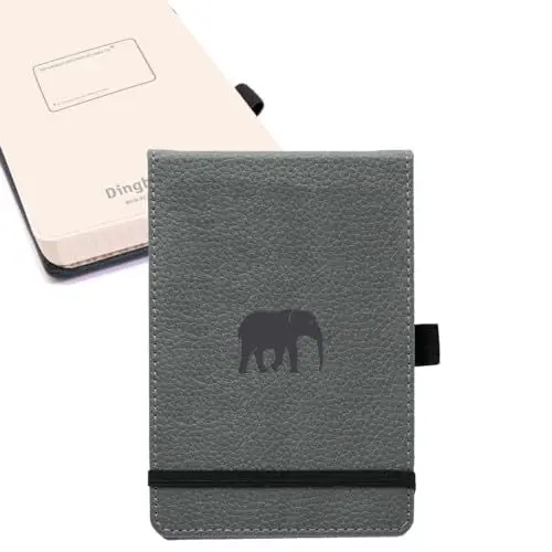 Produktbild: Dingbats* - Tierwelt Reporter Notizbuch A6 Blanko - Hardcover PU Leder Journal für Arbeit, Reisen - Elastischer Verschluss, Stifthalter, Lesezeiche