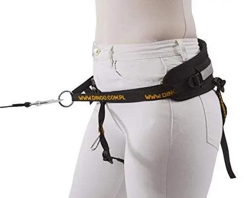 Produktbild: Dingo Canicross Gürtel 4-in-1 Universal, verstellbar, sicher, reflektierend, multifunktional zum Laufen, Sport, Joggen, Training, Schwarz 12780-2