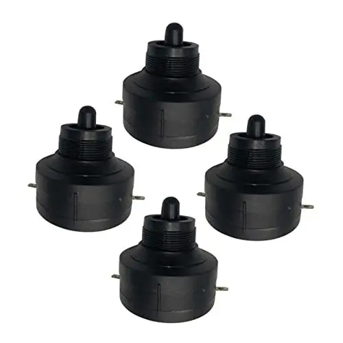Produktbild: DINHEAROM 4stücke Piezoelektrische Hochtonlautsprecher Für Auto Tweeter Horn Für Car Audio Systeme Hochwertige Klangqualität Und Kompakte Bauweise