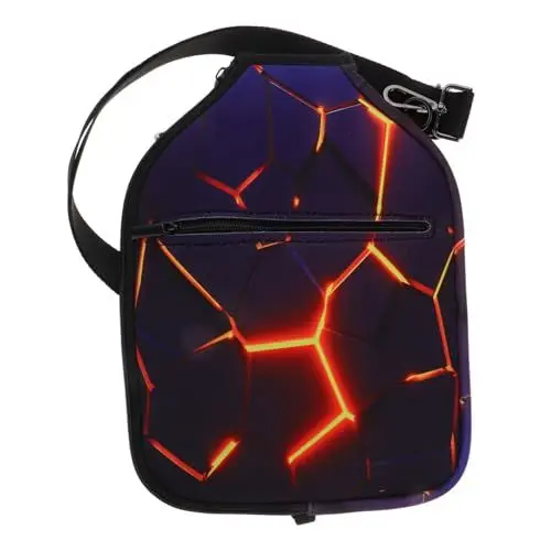 Produktbild: DINHEAROM Schultertasche Mit Pickleball-schlägerhülle Pickleball-Tasche Pickleball-paddel Schlafsack Reisetasche Badmintonschläger Shuttlecocks Tennistasche Kabel Paddeln Neopren Black