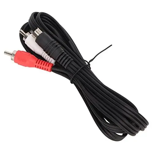 Produktbild: DIN-Kabel mit 7-poligem Stecker auf 3-Cinch-Stecker, PVC, Einfach zu Verwendendes -DIN-Kabel mit 7-poligem Stecker und 3-Cinch-Stecker aus Reinem Kupfer für Videogeräte