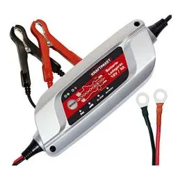 Produktbild: Dino KRAFTPAKET 5A-12V intelligentes und automatisches Batterieladegerät | Für Blei-Säure, GEL, Start/Stopp EFB, AGM-Batterie | KFZ-Ladegerät für Auto, Motorrad, Kleintransporter, PKW
