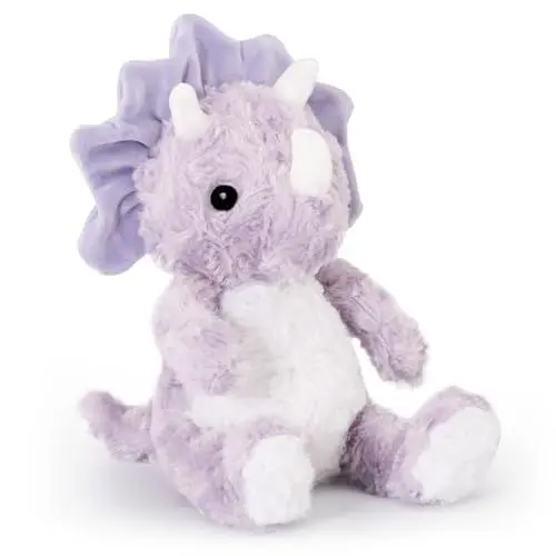 Produktbild: Dino Kuscheltier, Dinosaurier Kuscheltier 24 cm Plüschtier für Kinder, Süßes Lila Plüschtier, Soft Cuddly Friends, Kuschelfreunde zum Kuscheln und Spielen für Mädchen und Jungen, Waschmaschinenfest