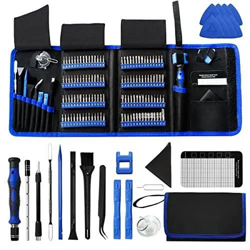 Produktbild: Dinow Feinmechaniker Werkzeug Set,142 in 1 Feinmechaniker Schraubendreher Set Precision Screwdriver Set,Handy Reparatur Werkzeug Set für PC,iPhone,Laptop, Macbook,Switch, PS4