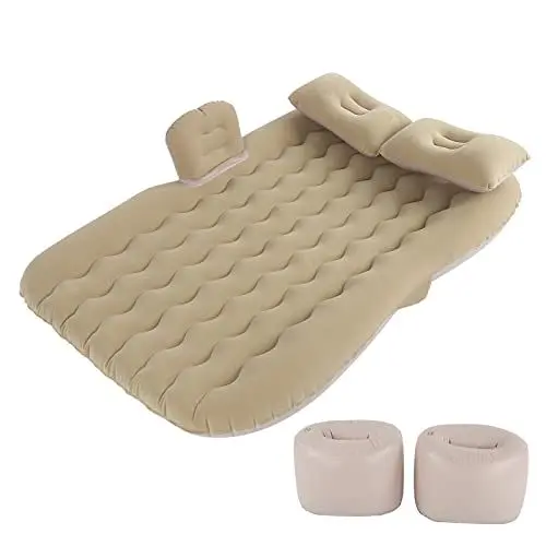Produktbild: Dioche Aufblasbares Auto Bett,Tragbares Luftmatratze Kofferraum Camping Rücksitz Verlängerte Matratze PVC Beflockung,Universelle Kompatibilität,132 x 80 x 15 cm