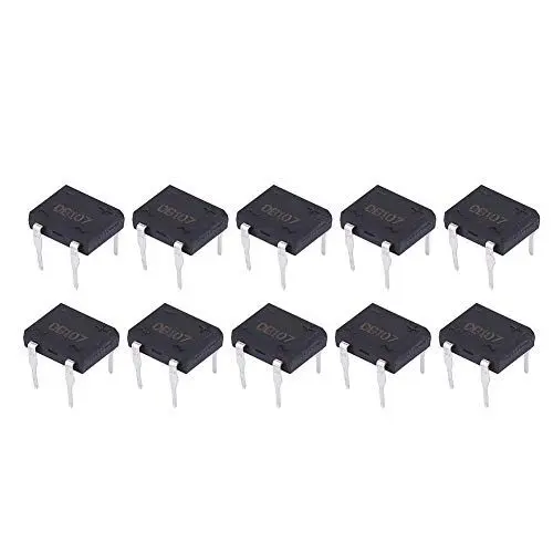 Produktbild: Dioche Brückengleichrichter, Gleichrichter Diodenbrücke 12V Mindeststrom 1A Db107 Für Haushalt Industrielle Elektrogeräte Für Haushaltsgeräte Industrielle Elektronische Schaltung 1A 1000V