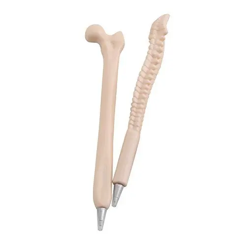 Produktbild: Dioche Lustiger Stift Knochenform Skelett Als 5 Kreative Medizinstifte Krankenschwester Wirbelsäule Geschenke 5er Set Kreative Knochenform Kugelschreiber Kugelschreiber Stifte Schule